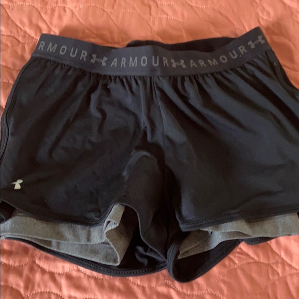Black Under Armour Athletic Shorts
